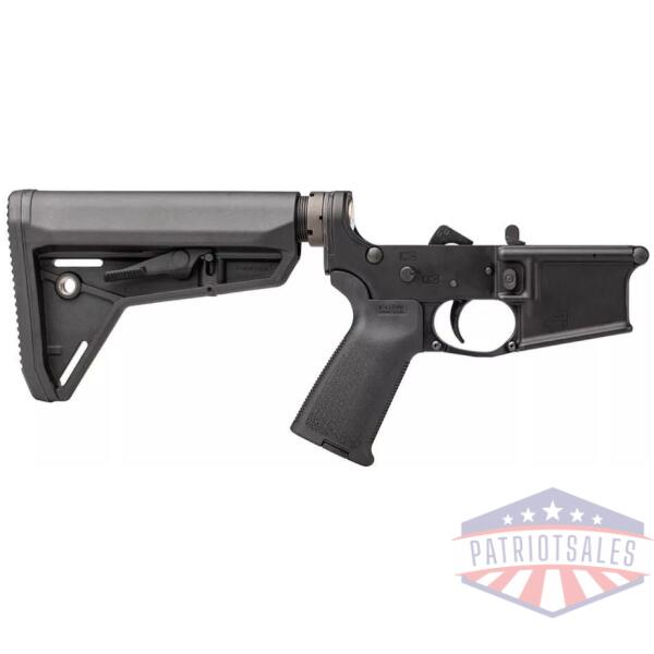 Aero Precision AR-15 Complete Lower Receiver with MOE Grip and SL Carbine Stock Black