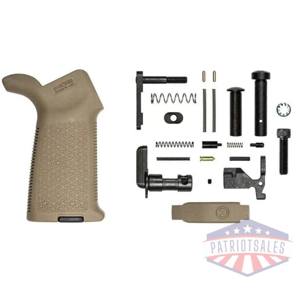 AR15 MOE Lower Parts Kit Minus FCG - FDE