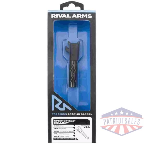 Rival Arms Steel Drop in Barrel for Hellcat V1 1:10 Twist Black