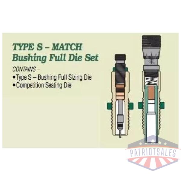 Redding Type S Match Bushing Full Die Set .28 Nosler