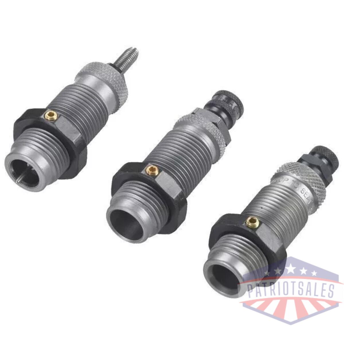 Rcbs carbide taper crimp 3 die set - group e - straight walled cartridges - 9mm makarov - image 1