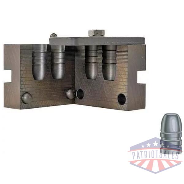 RCBS Flat Nose Rifle Bullet Mould - Universal - Double Cavity .458" 325 gr