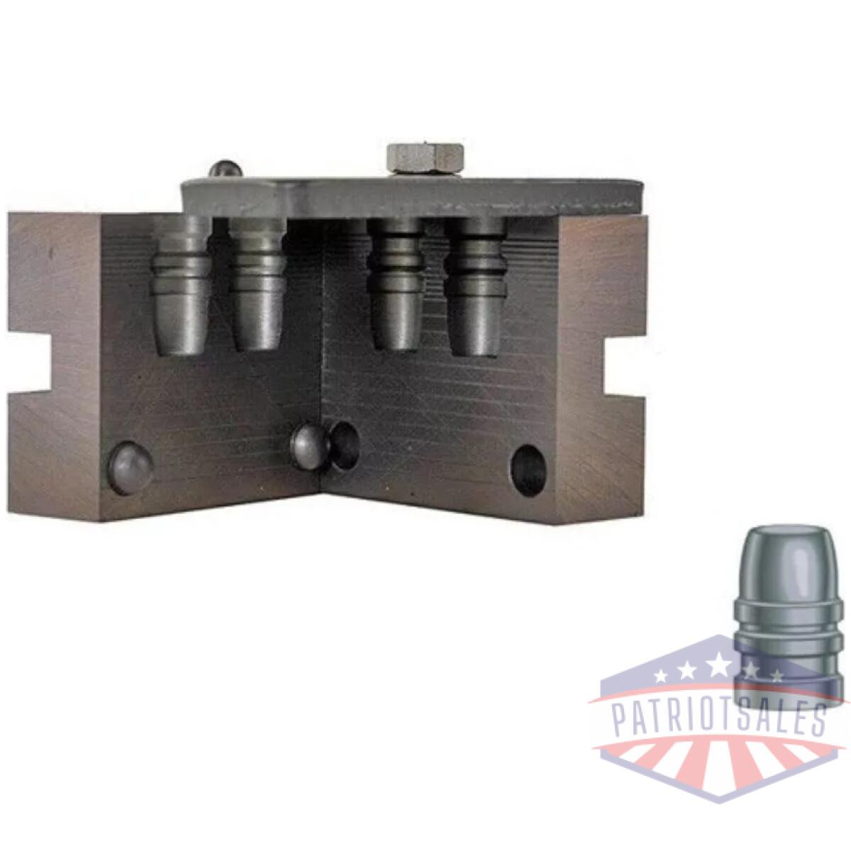 Rcbs semi-wadcutter pistol bullet mould - double cavity. 454" 255 gr - image 1