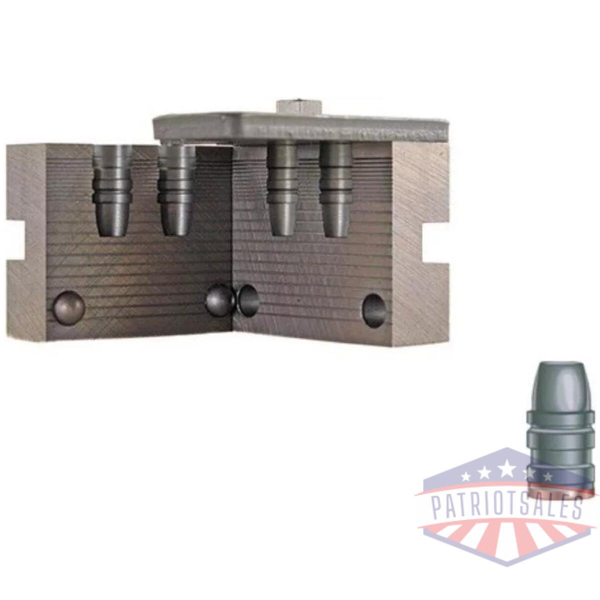 Rcbs semi-wadcutter pistol bullet mould - double cavity. 358" 158 gr - image 1