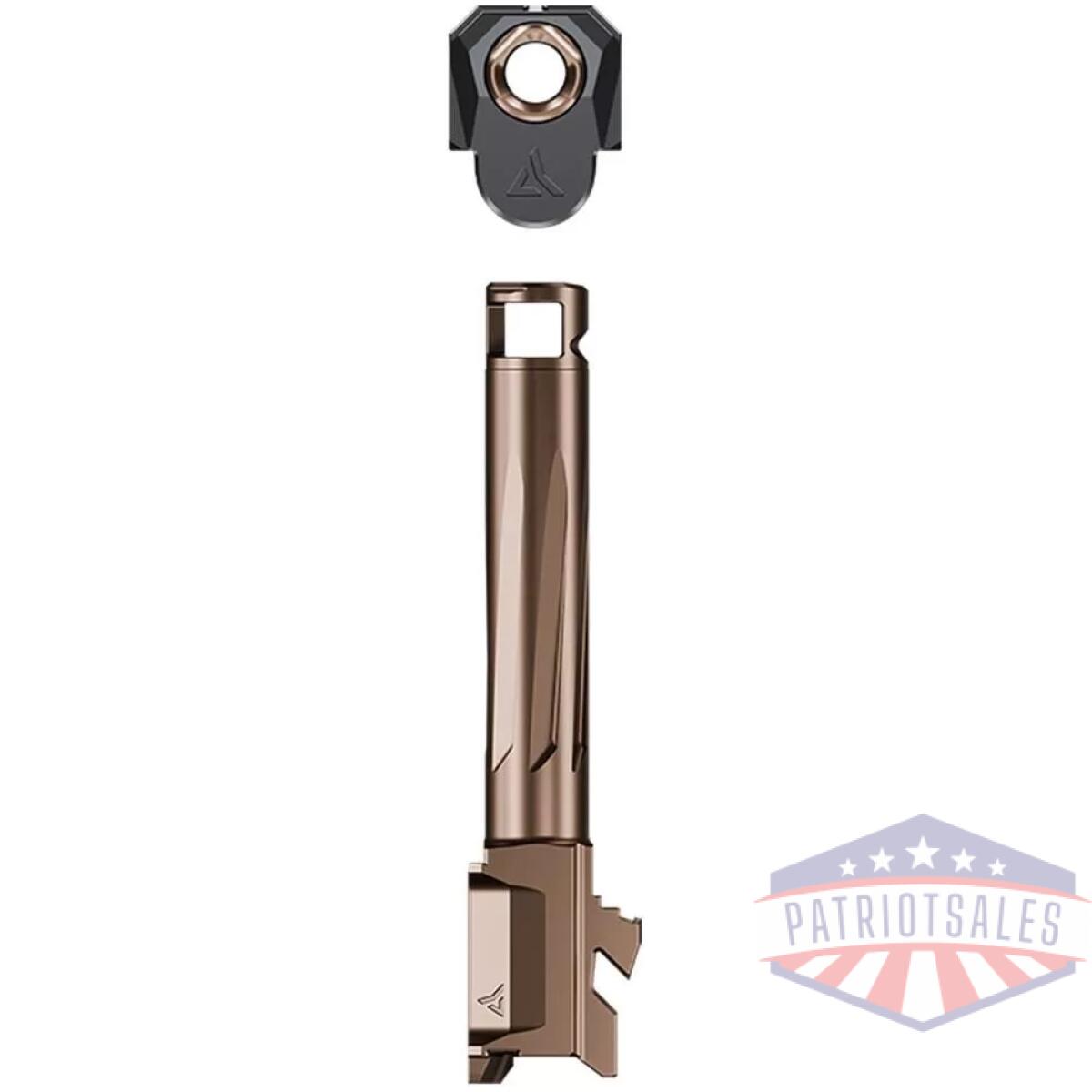Https3a2f2fmedia. Chattanoogashooting. Com2fimages2fproduct2frer08322frer0832-1 - radian weapons afterburner compensator and ramjet barrel combo for glock 19 gen 5 bronze barrel - https3a2f2fmedia. Chattanoogashooting. Com2fimages2fproduct2frer08322frer0832 1