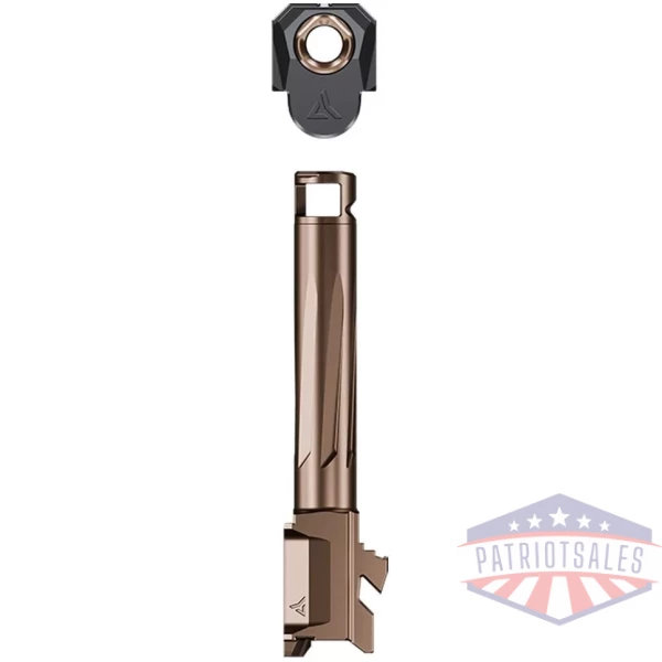Radian Weapons Afterburner Compensator and Ramjet Barrel Combo for Glock 19 Gen 5 Bronze Barrel