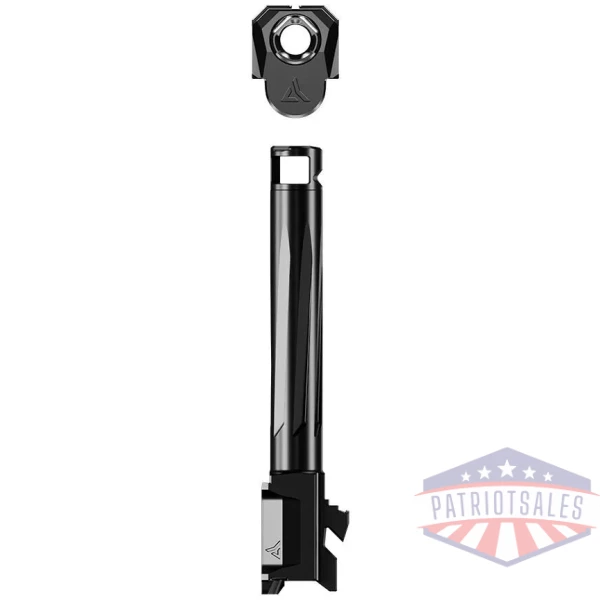 Radian Afterburner and Ramjet Micro Compensator and Ported Handgun Barrel for Glock G43 Black
