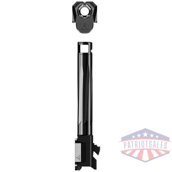Radian Afterburner and Ramjet Micro Compensator and Ported Handgun Barrel for Glock G43x Black