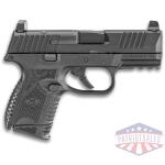 FN 509 Compact MRD Handgun 9mm Luger 12rd & 15rd Magazines (2) 3.7" Barrel Black NMS