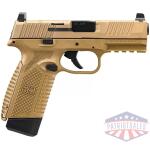 FN 545 MRD NMS Handgun .45 ACP 10rd Magazines (2) 4.1" Barrel FDE