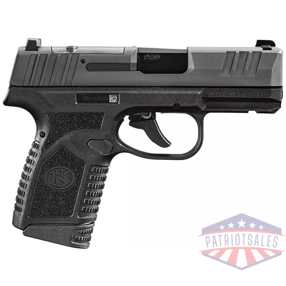 Fn reflex mrd manual safety handgun 9mm luger 11(1)&15(1)rd magazines 3. 3" barrel black - image 1
