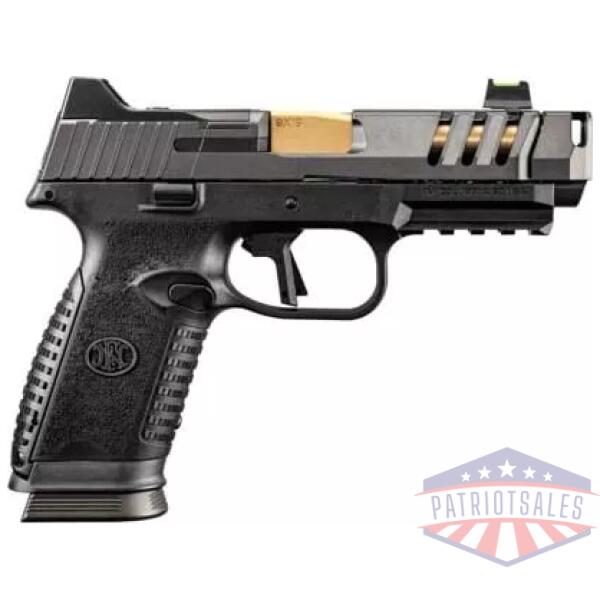 FN 509 CC Edge XL Handgun 9mm Luger 10rd Magazines(3) 4.2" Barrel Compensator Black/Gray