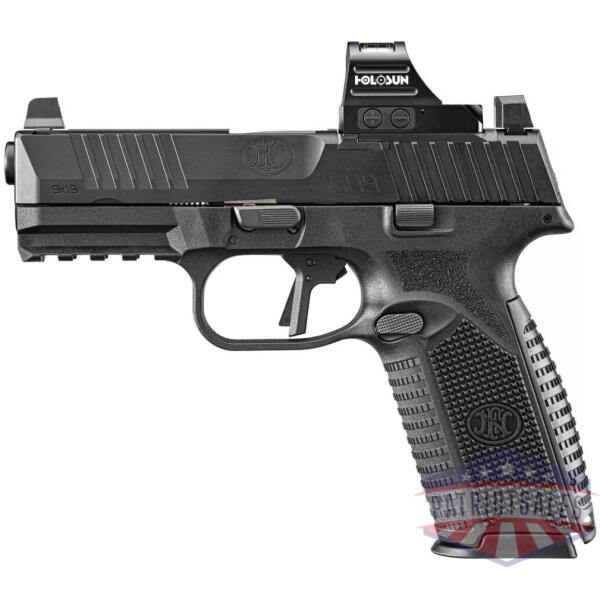 FN 509 Midsize MRD Handgun 9mm Luger 17rd Magazines (2) 4" Barrel Black with Holosun Red Dot