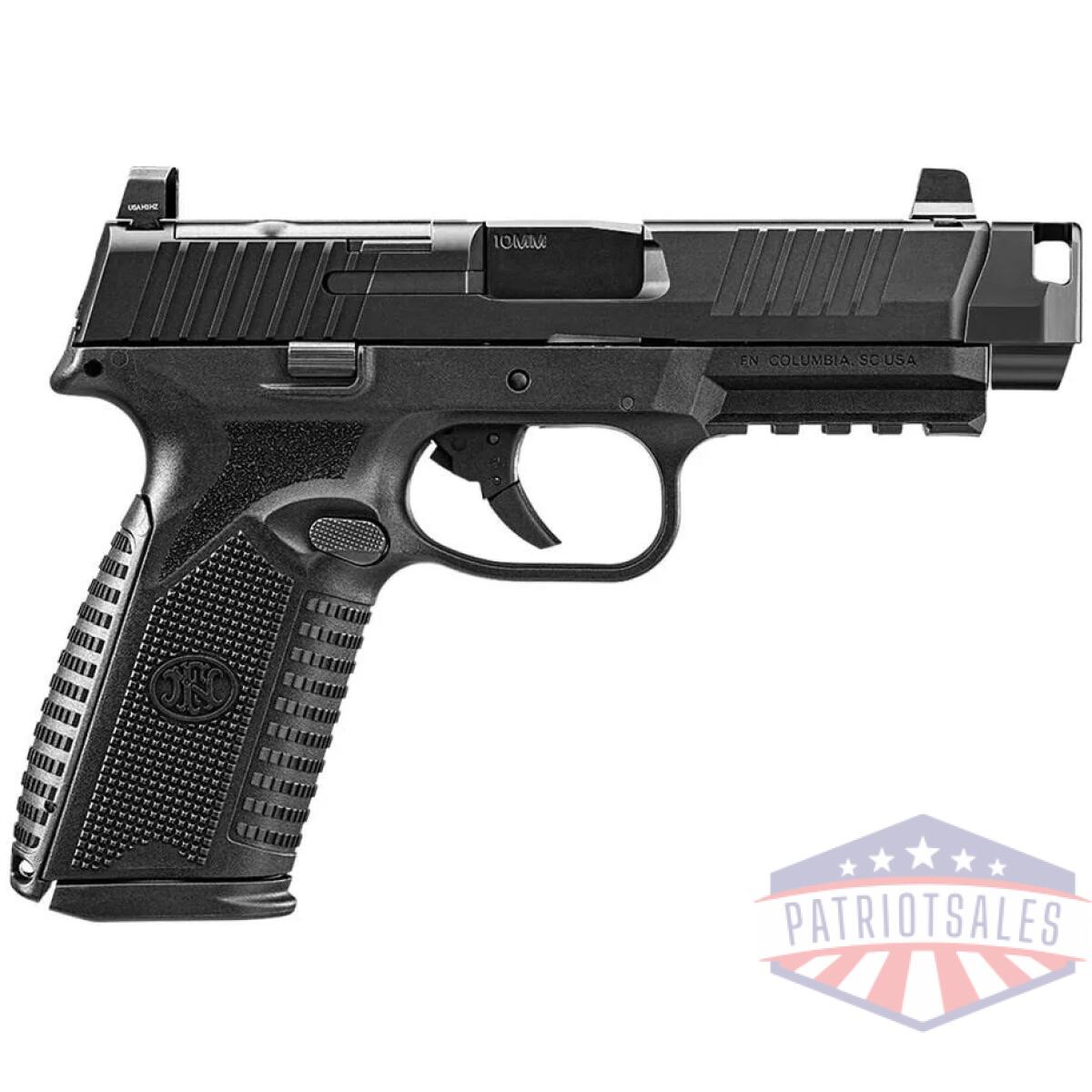 Fn 510 mrd handgun 10mm auto 15rd magazine (2) 4. 1" barrel compensator black - image 1