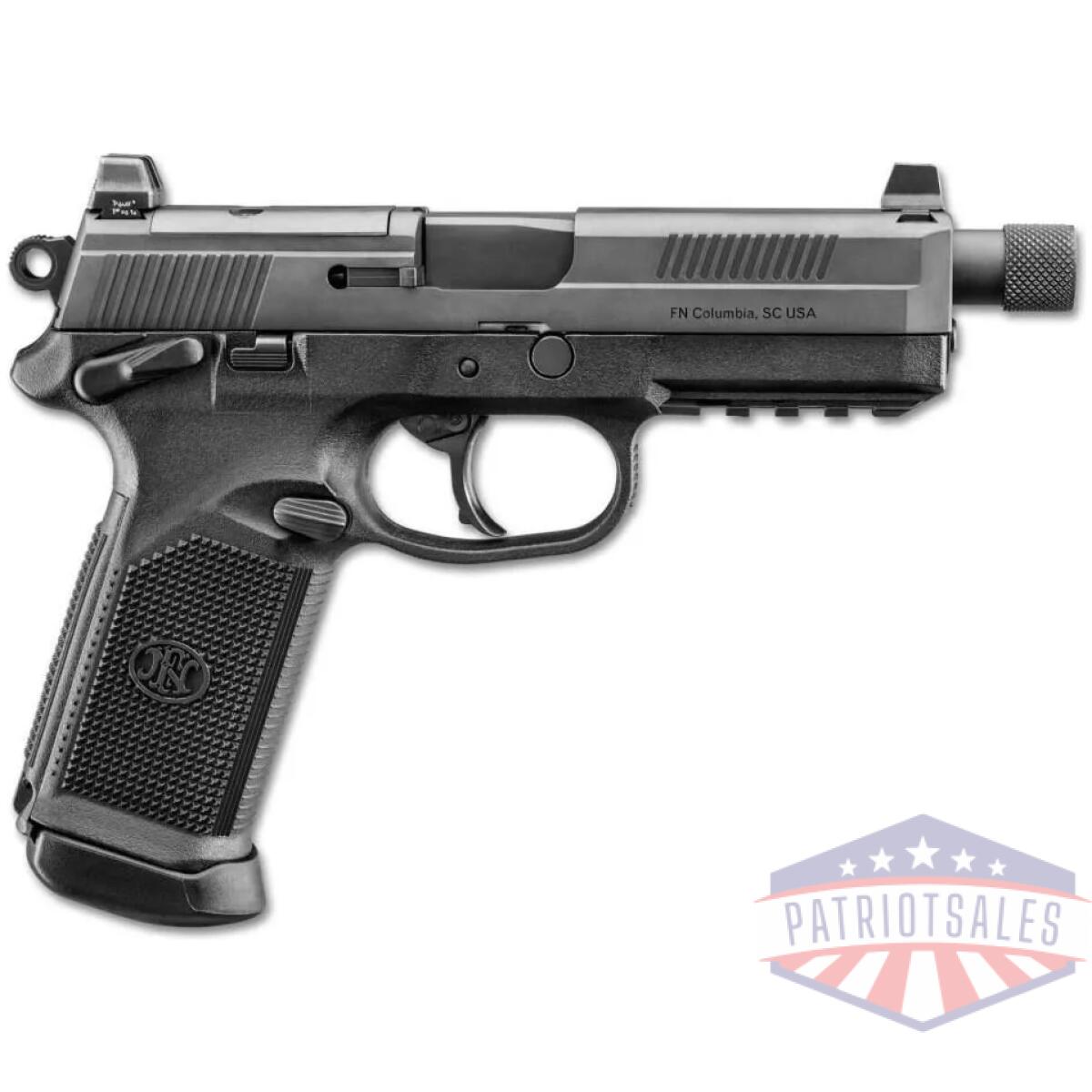Fn fnx-45 tactical handgun. 45 acp 10rd magazines (2) 5. 3" threaded barrel black night sights - image 1