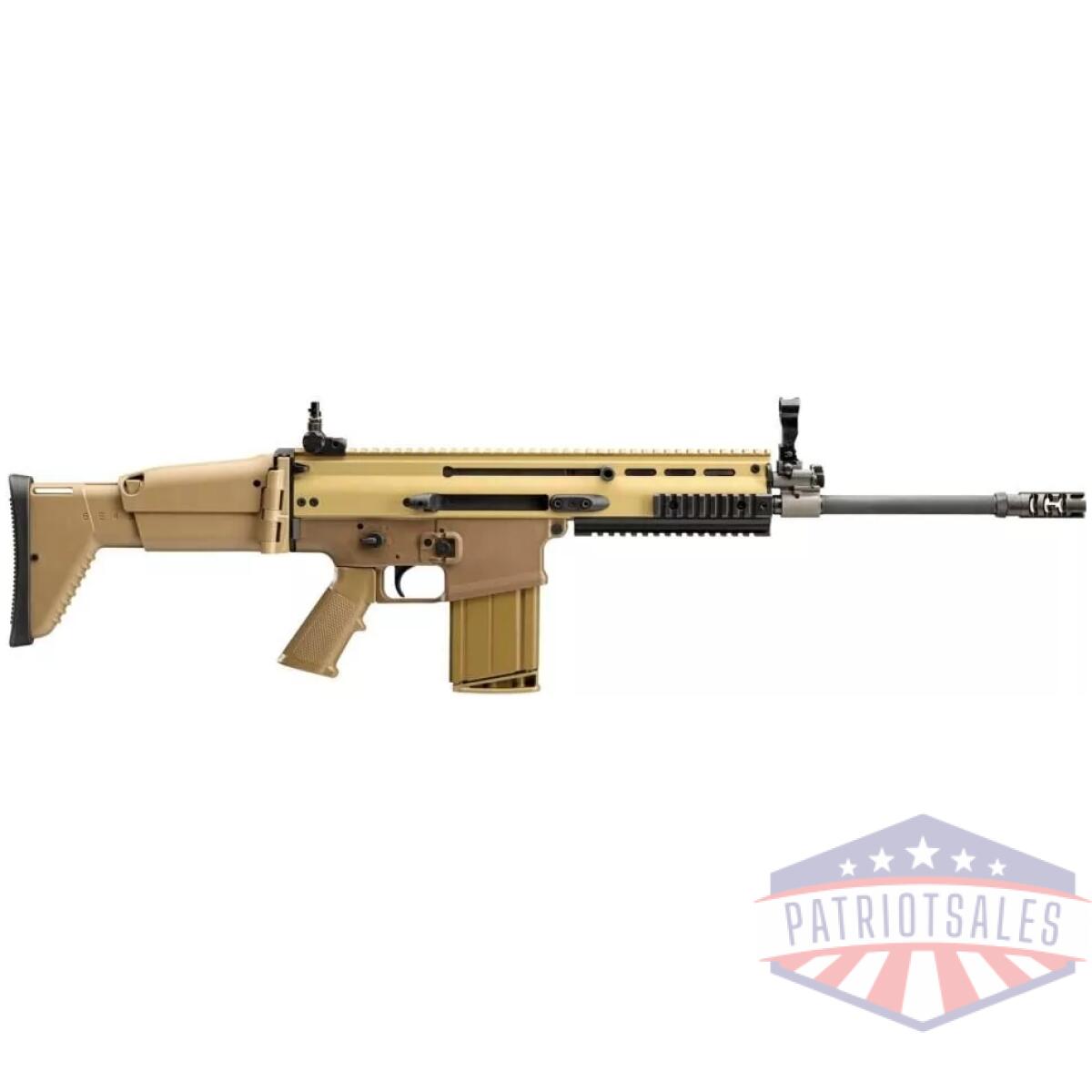Fn scar 17s nrch rifle 7. 62x51mm 20rd magazine 16. 25" barrel fde - image 1