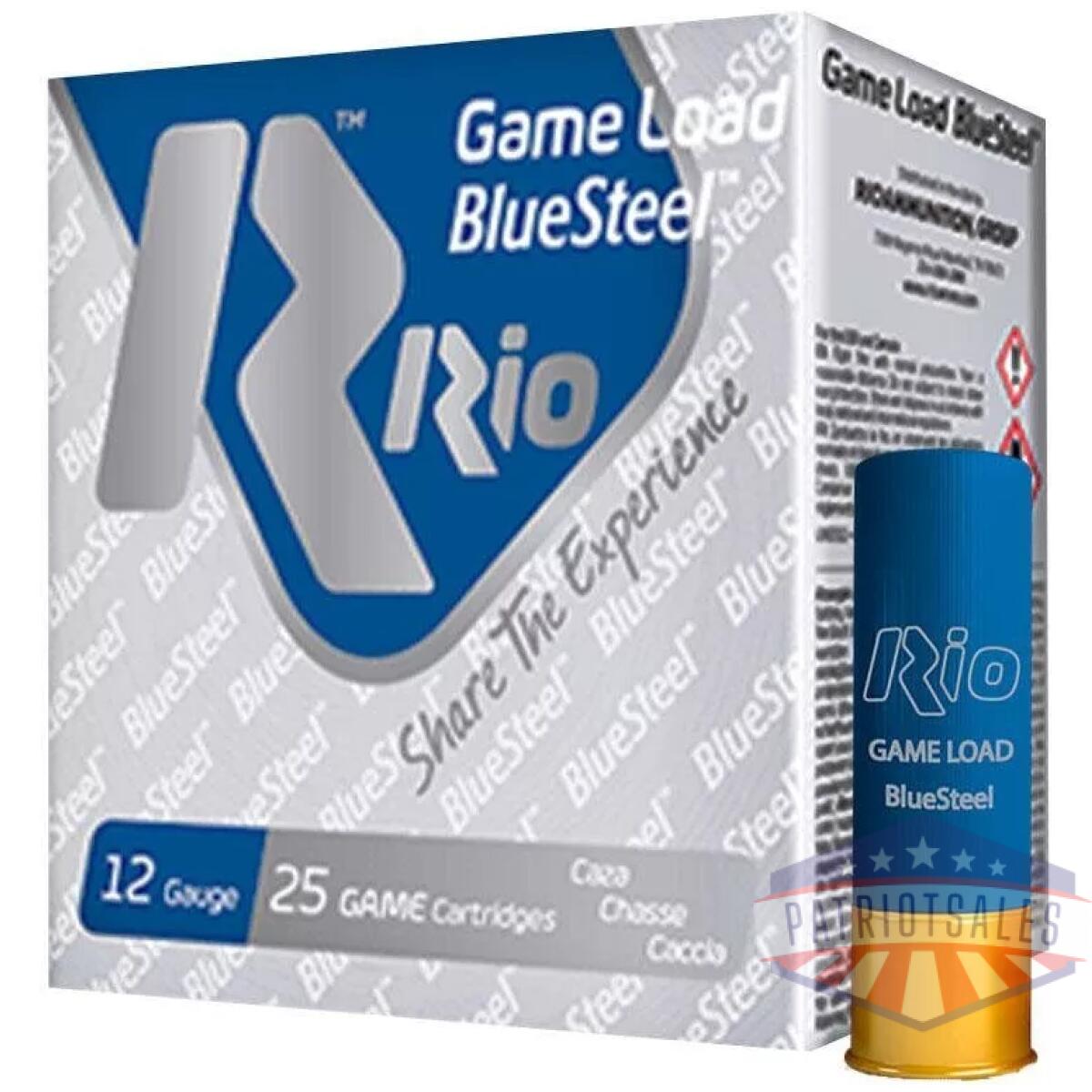 Https3a2f2fmedia. Chattanoogashooting. Com2fimages2fproduct2froglbs3262frio-game-load-blue-steel-shotshells-12-ga-roglbs326_box2520left2520shotshell - rio game load blue steel shotshells 12 ga 2-3/4" 1-1/8oz 1360 fps #6 25/ct - https3a2f2fmedia. Chattanoogashooting. Com2fimages2fproduct2froglbs3262frio game load blue steel shotshells 12 ga