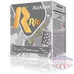 Rio Royal Buck Home Defense Shotshells 12ga 2-3/4" 9-Pellets 1250 fps #1 25/ct