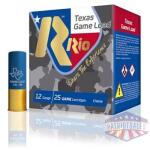 Rio Texas Game Load 36 Shotshells 12 ga 2-3/4" 1-1/4oz 1250 fps #6 25/ct