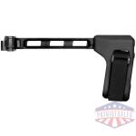 SB Tactical Picatinny Rail PSB Polymer Strut SBT Logo Folding 1913 Hinge Black For Sig MPX/MCX