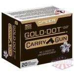 Speer Gold Dot Handgun Ammunition 9mm Luger 135gr HP 20/ct