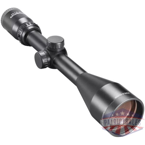 Tasco World Class Rifle Scope 3-9x50mm 1" SFP 30/30 Black with Rings Hang Box