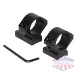 Talley Lightweight Alloy Scope Mounts - Black Anodized - 1" - Low  Weatherby Accumark - Magnum - Mark V (9 LUG)