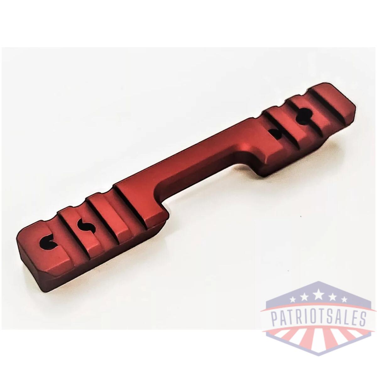 Talley picatinny base for winchester xpert 22 rifles 20 moa - red anodized - image 1