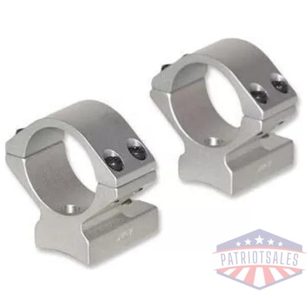 Talley Lightweight Alloy Mount Combo - Silver 1" - Low Savage w/ Accutrigger Stevens 200 Stiller Predator