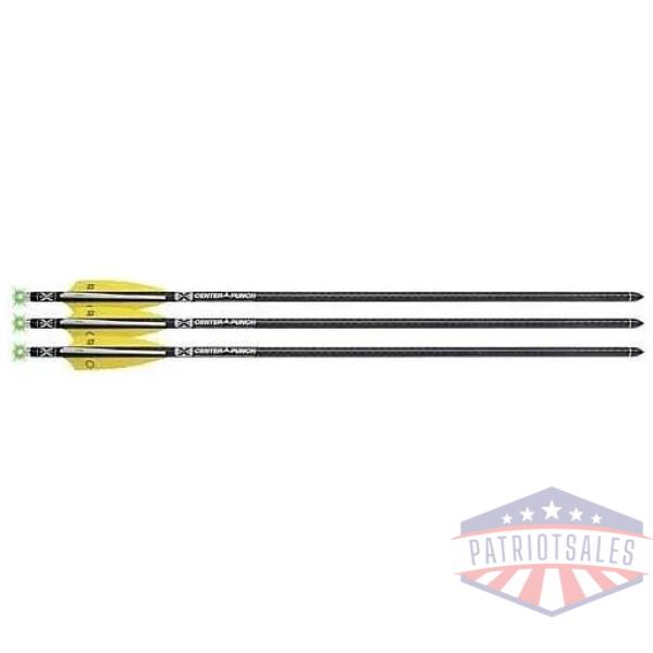 TenPoint EVO-X CenterPunch Lighted Alpha-Blaze Carbon Arrows 20" 3 Pack