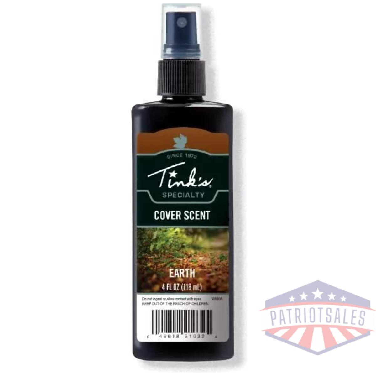 Tink's earth cover scent spray - 4oz - image 1