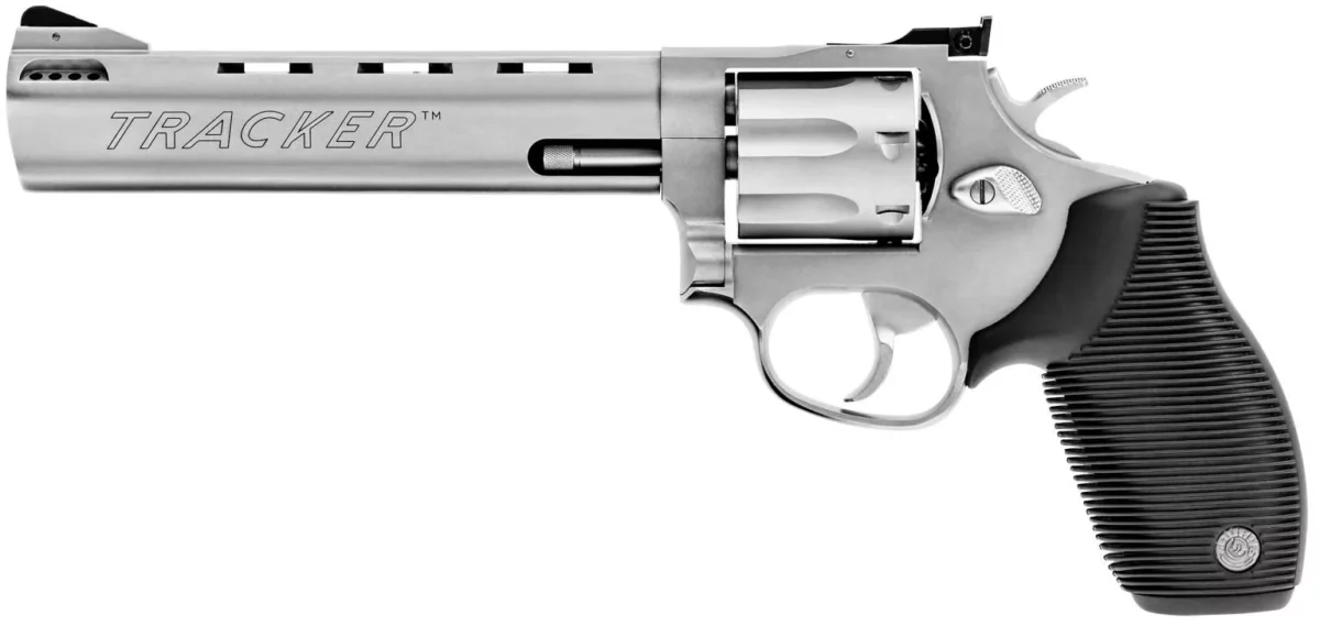 Taurus tracker 627 handgun. 357 mag 7rd capacity 6. 5" barrel matte stainless finish - image 1