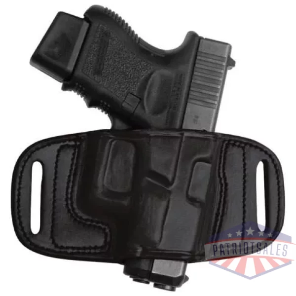 Tagua Gunleather Quick Draw Belt Holster for Glock 19/23/32/38 Black Right Hand