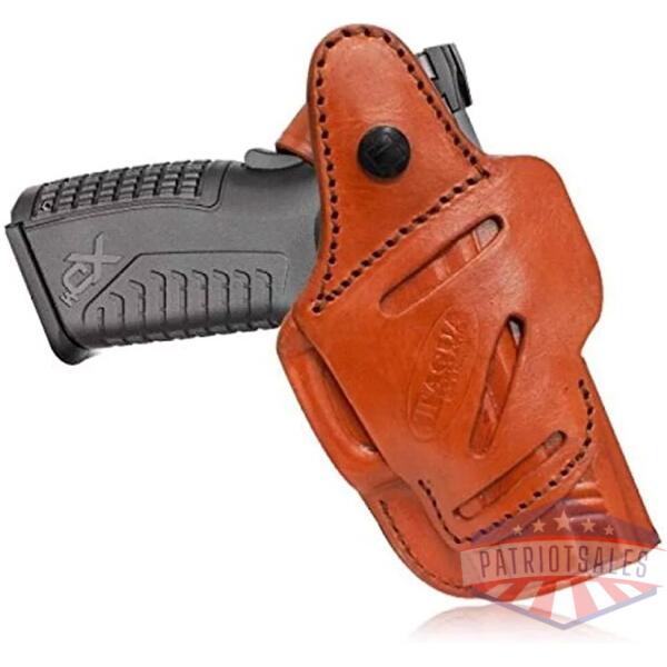 Tagua Leather 4in1 IWB Holster with Snap for S&W J Frame Brown RH