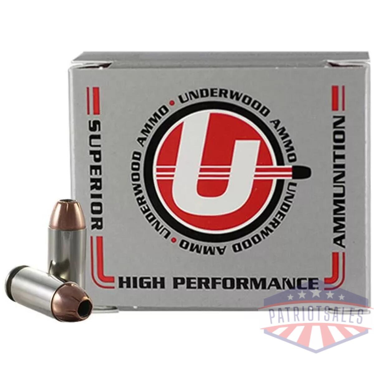 Underwood ammo xtp jacketed hollow point handgun ammunition 40 s&w 155gr jhp 1300 fps 20/ct - image 1