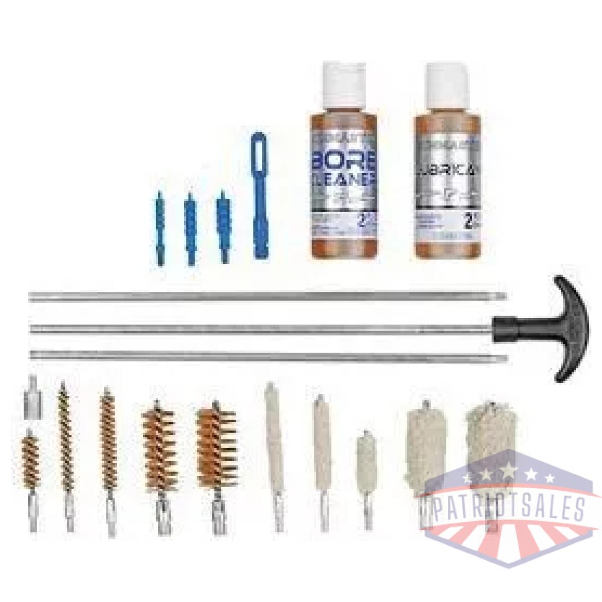 Dac tech gunmaster universal cleaning kit 2 oz oil & solvent - 19 pc - image 1