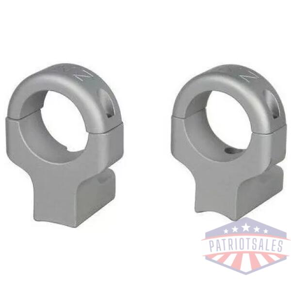 DNZ  Game Reaper 2   2-Piece Scope Mount (2 Screws) - Browning A-Bolt Sako A7 Steyr Long & Short Action - 1" High Silver