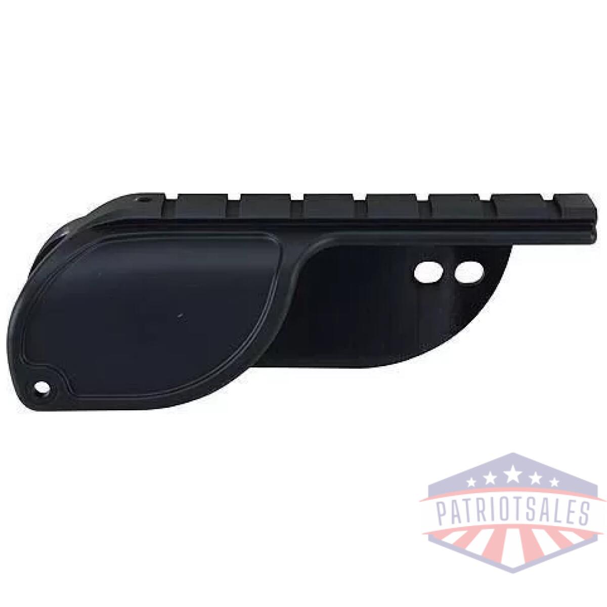 Weaver no gunsmith saddle saddle shotgun mount - mossberg 500 & 835 12-gauge only - matte - image 1