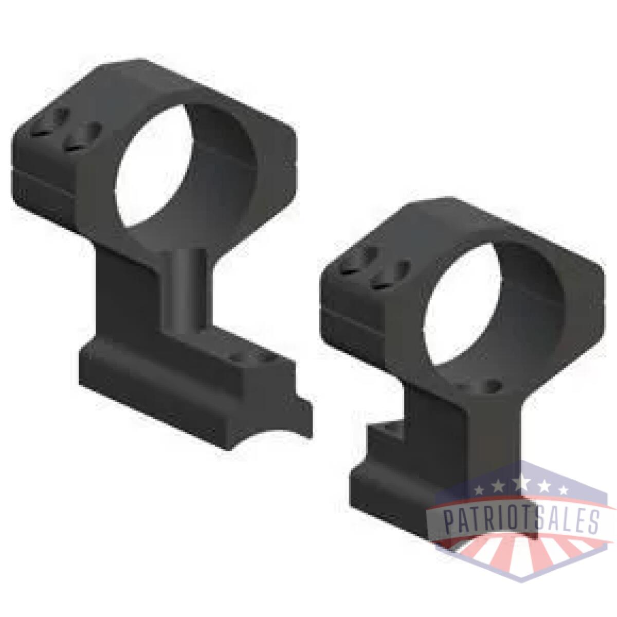 Weaver 2-piece muzzleloader aluminum integral scope rings & scope base mount - matte high - tc encore/ omega - image 1