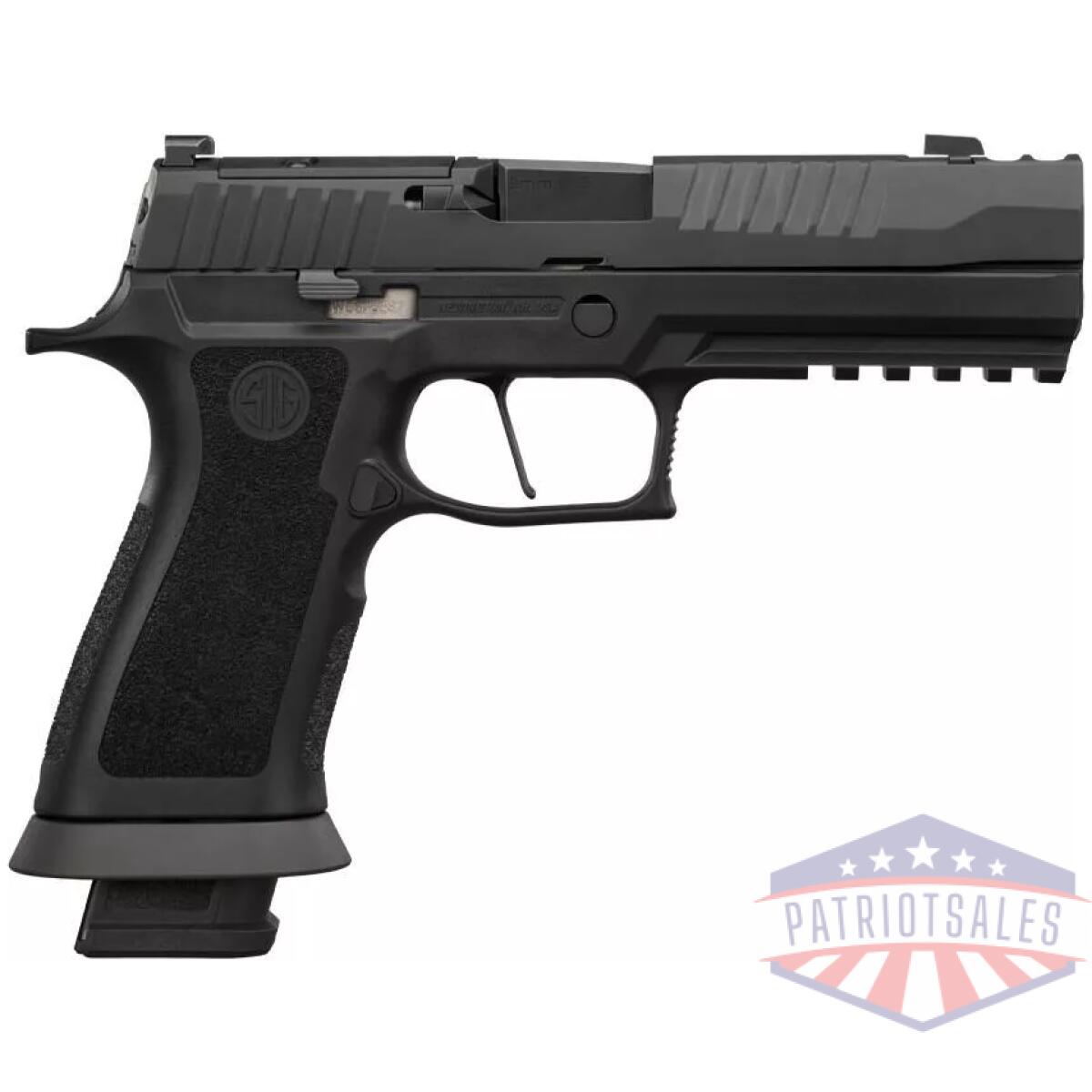 Sig sauer p320 m. O. D. X full size handgun 9mm luger 21rd magazines(3) 3. 9" compensated barrel - image 1