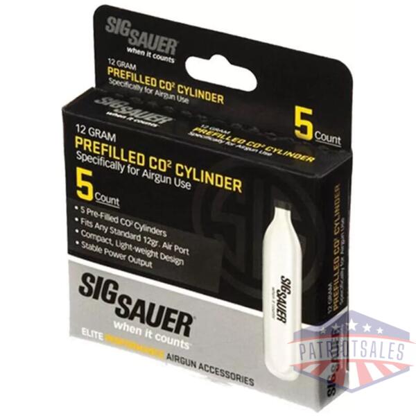 Sig Sauer CO2 Cartridge 12gr 5/ct