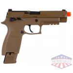 Sig Sauer Proforce M17 Airsoft Handgun 6mm Plastic BB Green Gas 410 fps Coyote Tan