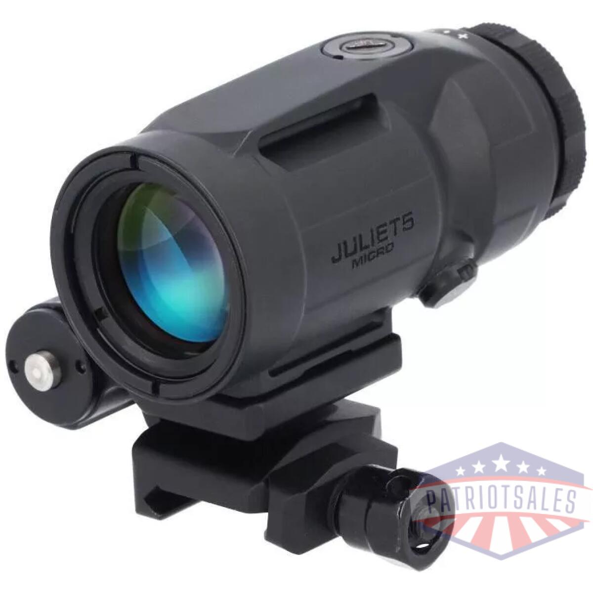 Sig sauer juliet5 mirco 5x magnifier - 5x24mm push button mount w spacers - black - image 1