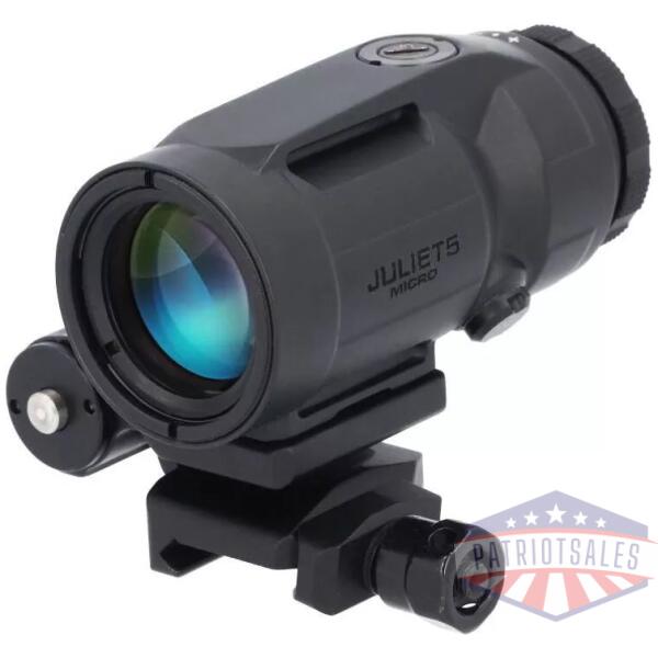 Sig Sauer JULIET5 Mirco 5x Magnifier - 5x24mm Push Button Mount w Spacers - Black
