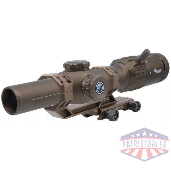 Sig Sauer Tango MSR Rifle Scope 1-10x28mm 34mm SFP Illum MSR BDC10 Reticle 0.5 MOA Coyote