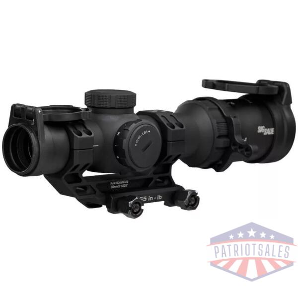 Sig Sauer Tango-MSR Compact Rifle Scope 1-6x24mm 30mm SFP BDC6 Illum Black with Mount