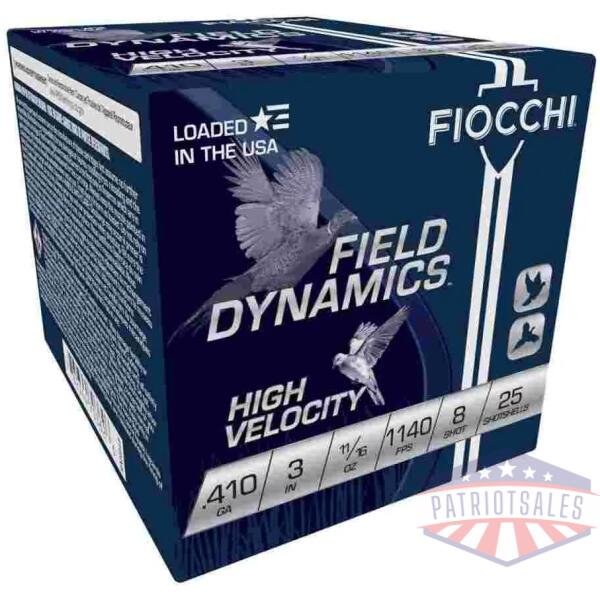 Fiocchi High Velocity - .410ga 3" #8-Shot 11/16oz. 25/Box
