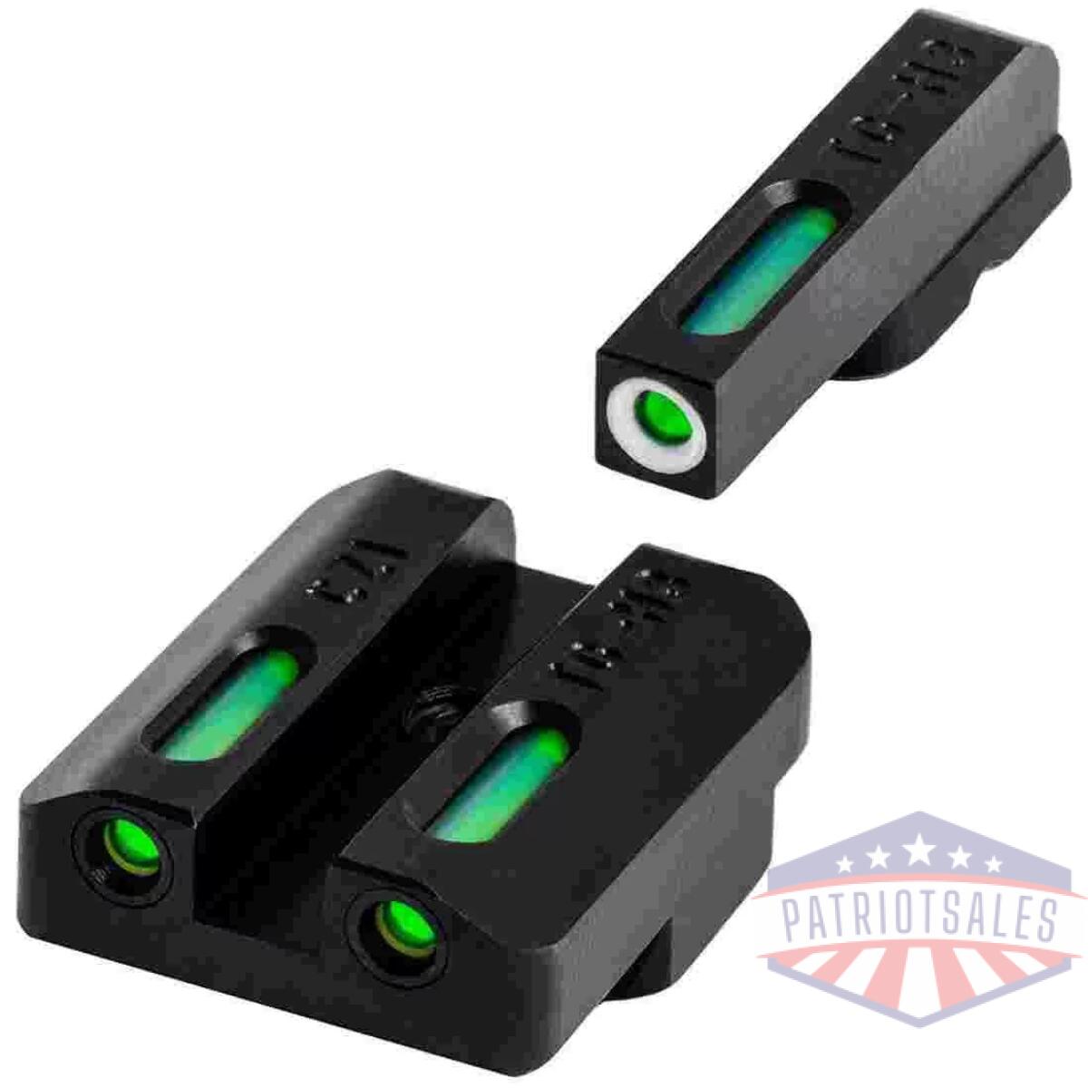 Truglo tfx tritium fiber-optic xtreme handgun sight set for cz p10 - image 1