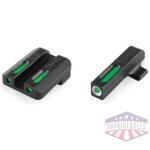 Truglo TFX Tritium/Fiber-Optic Day/Night Sight - Ruger American Set