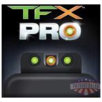 Truglo TFX Pro Tritium/Fiber-Optic Day/Night Sights - Walther PPS (Except M2) - Orange Outline Front/Green Rear